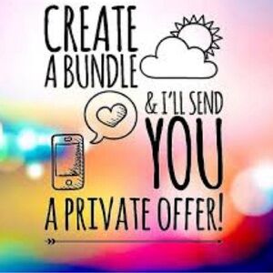 Bundle for shipping discount! I will send a private offer!